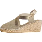 Toni pons Fabi Espadrilles compensées Golden EU 37 Femmes Golden EU 37