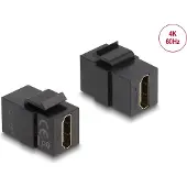 DeLOCK Keystone Modul HDMI Buchse zu HDMI Buchse schwarz