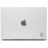 Zagg Hard Case Apple Macbook Air 13 M3/M2 Frosted Clear (12.99", Apple), Sac pour notebook, Transparent, Argent