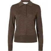Selected Pull-over 'SLFThea' brun foncé