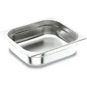 Lacor Edelstahl-Wannen 2/3 ohne Griff