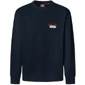 Pepe Jeans pour homme. PM5800014 Sweatshirt Mason navy (L), Casuel, Coton, Marine