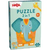 HABA Sales Gmbh & Co.KG Haba 2in1 puzzle Olifant