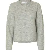 Selected Lulu New Cardigan Gris S Femme