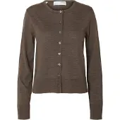 Selected Thea Cardigan Marron XS Femme