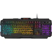 Mars Gaming MCPRGB2FR, filaire, USB, touches à membrane, AZERTY, LED RGB, noir