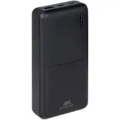 Rivacase VA2571 power bank Lithium Polymer (LiPo) 20000 mAh Noir