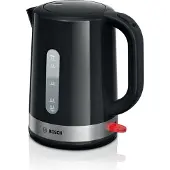 Bosch TWK6A513 bouilloire électrique 1,7 L 2200 W Noir, Acier inoxydable