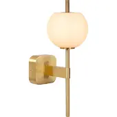 Lucide Elda - applique murale - 18,4 x 12 x 34,5 cm - IP44 - or