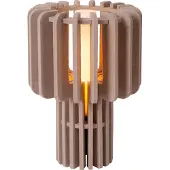 Lucide Lampe de table de conception Rollo brun sable
