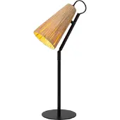 Lucide Lampe de table unique Bensen bois