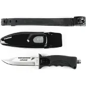 Cressi Skorpion Knife Noir,Argenté
