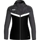 Jako Iconic Veste à Capuche Femme - Noir / Anthracite