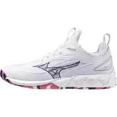 Mizuno Femmes, Chaussure de salle, Wave Luminous 3 (42), Blanc, Violet, Rose
