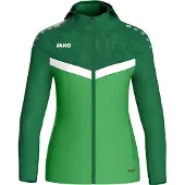 Jako Veste à capuche Iconic Femme - Vert tendre / Vert sport