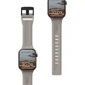 Uag Strap Scout- Apple Watch 38/40/41mm- titanium- (Acier inoxydable, Silicone), Sangles de montre, Noir, Gris
