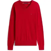Tommy Hilfiger Pull-over 'ESSENTIAL' rouge