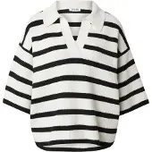 EDITED The Label T-shirt oversize 'Mireia' noir / blanc