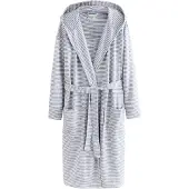Next Robe de chambre gris / blanc