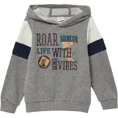 s.Oliver Sweat gris / orange / noir / blanc
