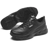 Puma Baskets basses 'Cilia' noir / blanc