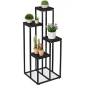 Relaxdays Support pour plantes avec 4 étagères