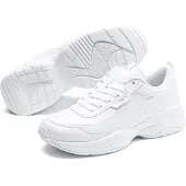 Puma Baskets basses 'Cilia' argent / blanc