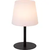 Lucide TYON - Lampe de table rechargeable, pour intérieur et extérieur - Batterie intégrée - Noir