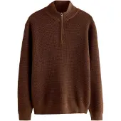 Next Pull-over brun foncé