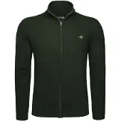 Gant Vestes en maille vert foncé