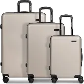 SMARTBOX Ensemble de bagages beige clair