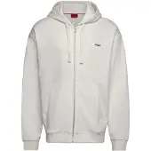 HUGO Dapozip 10249110 01 Red Full Zip Sweatshirt Blanc M Homme