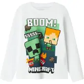 Name it T-Shirt 'NKMac Minecraft' vert / orange / noir / blanc
