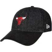 New Era Nba Denim Midi 9twenty Chicago Bulls Cap Noir