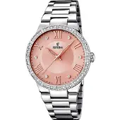 Festina Montre à affichage analogique '- Chronograph BOYFRIEND COLLECTION - Quartz watch movement - Watch case width: 36.5 mm' or rose