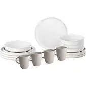 Brunner Set de vaisselle Lunch Box Odette, Lunch box, Gris, Beige, Blanc