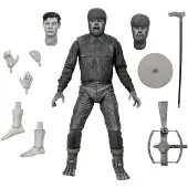 NECA Universal Monsters Actionfigur Ultimate The Wolf Man (Black & White) 18 cm
