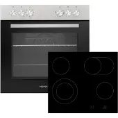 Respekta , ensemble de cuisson encastrable, acier inoxydable, modèle Jamie, 72 litres, plage de température de 60 °C à 250 °C