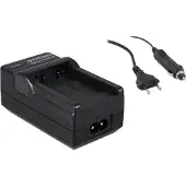 PATONA SLB-10A/NB-6L (Chargeur de batterie d'appareil photo), Alimentation pour appareil photo, Noir