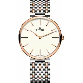 Titoni Tq52718srg606 Quartz 3 Atm 37 Mm Watch Argenté Homme