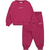 Nike Kids Essential Fleece Crew Long Sleeve Set Rose 6-7 Years Garçon