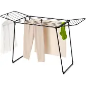 Brabantia 232404, Séchoir à linge sur pied, Acier, Noir, 18 m, 1589 mm, 587 mm