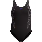 Speedo Hyperboom Splice Swimsuit Noir 7-8 Years Fille