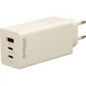 PATONA GAN PD 100W 2xUSB-C 1xUSB-A blanc (100 W, 3 ports), Chargeur USB, Blanc