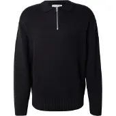 Jack & Jones Urban Polo à manches longues Noir L Hommes Noir L