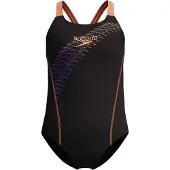 Speedo Medley Logo Swimsuit Noir 13-14 Years Fille