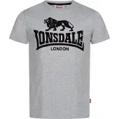 Lonsdale Tullig Short Sleeve T-shirt Gris L Homme