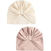 Next Bonnet rose / blanc cassé