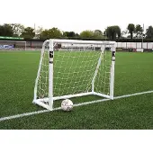 Precision But de football Match en plastique 1,5 m x 1,2 m, blanc - Conforme à la norme BS 8462