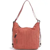 Mandarina Duck Hunter Velvet Slide Medium Shoulder Bag Orange